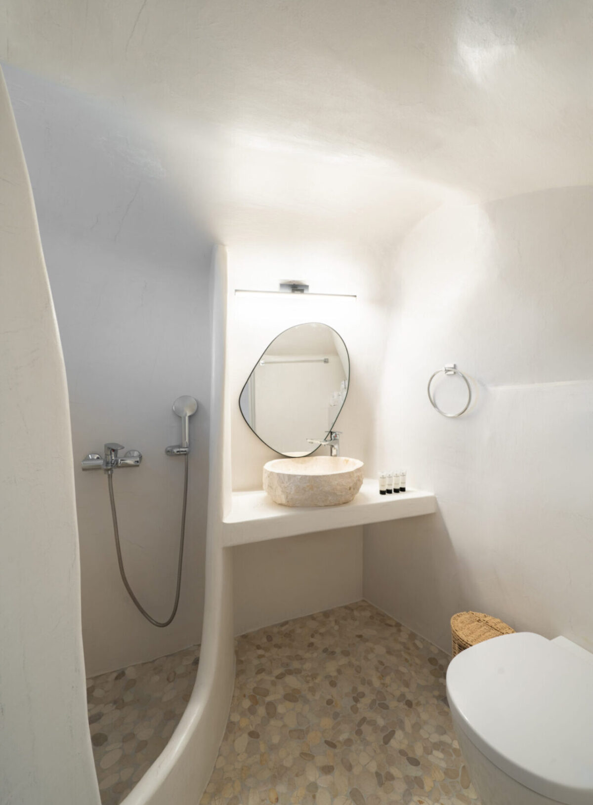 Spilia Santorini Cave Bathroom Silvi S